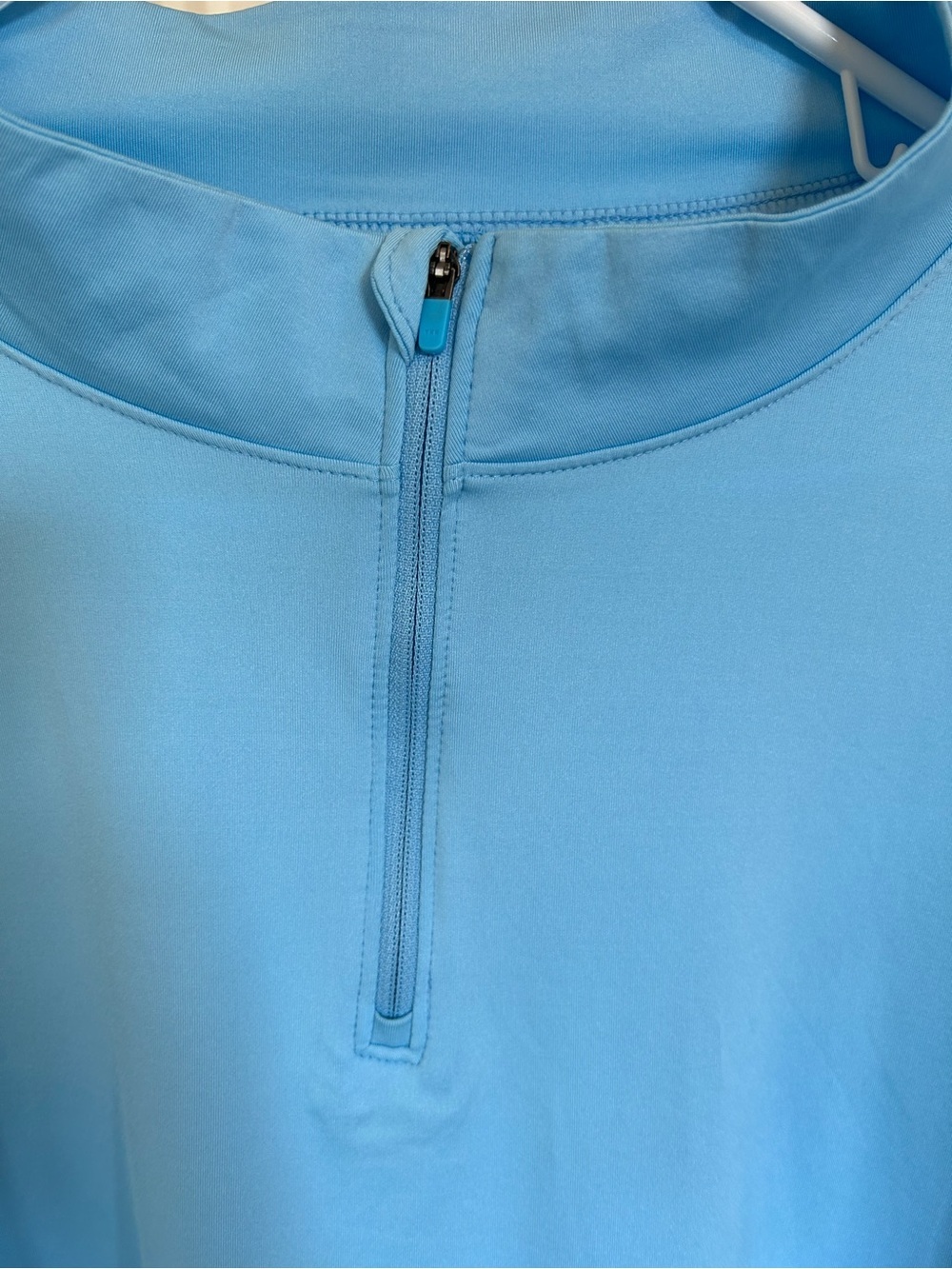 OAKLEY Men's Hydrolix Quarter-Zip Pullover Athletic Shirt Light Blue Size 2XL - Picture 6 of 10